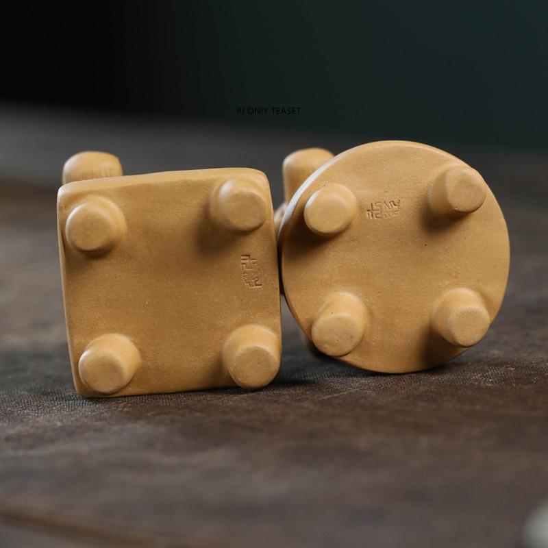 Yixing Purple Clay Tea Pet Creative Handmade Chair Model Ornaments Desktop Decors Crafts Chinese Zisha Tea Set Decoration