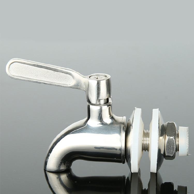 Stainless Beverage Tap 12mm Easy Flowing Metal Tap for Wine & Juice Serving