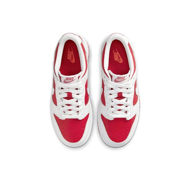 Nike Dunk Low GS Championship Red Kids Sneakers University-Red White Total-Orange CW1590-600