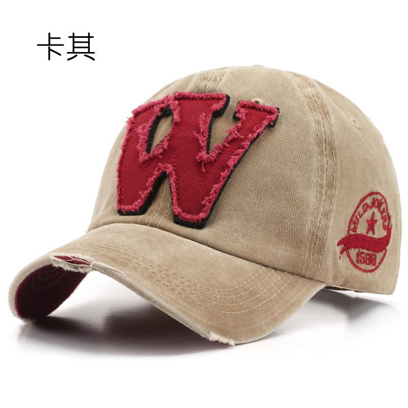 Women Men's Baseball Caps Letters W Embroidery Snapback Hip Hop Hat Adjustable Cotton Gorras Unisex Outdoor Casual Male Dad Hat