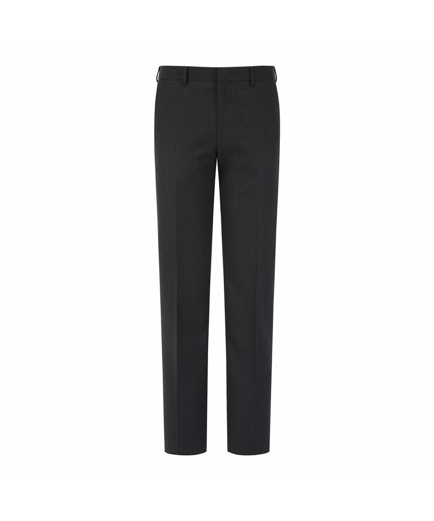 BRENTWOOD Wool Blended Milled Slim Suit Pants - Dark Grey Brfgw26841Gyd