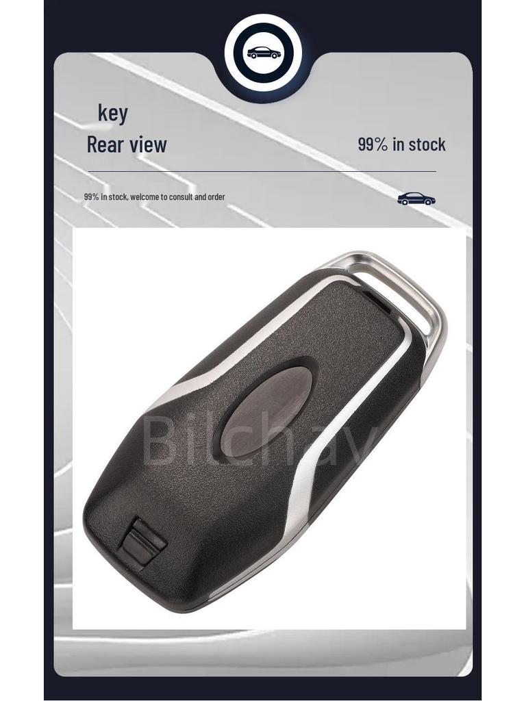 Compatible 5-Button Ford Lincoln Smart Key Remote Control 433.92MHz, 49 Chip