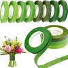 8 Rolls 12mm Wide Floral Ribbon Green Floral Ribbon Florist Supplies for Wrapping Bouquet Stems and Crafts (29.5 Yards/Roll)
