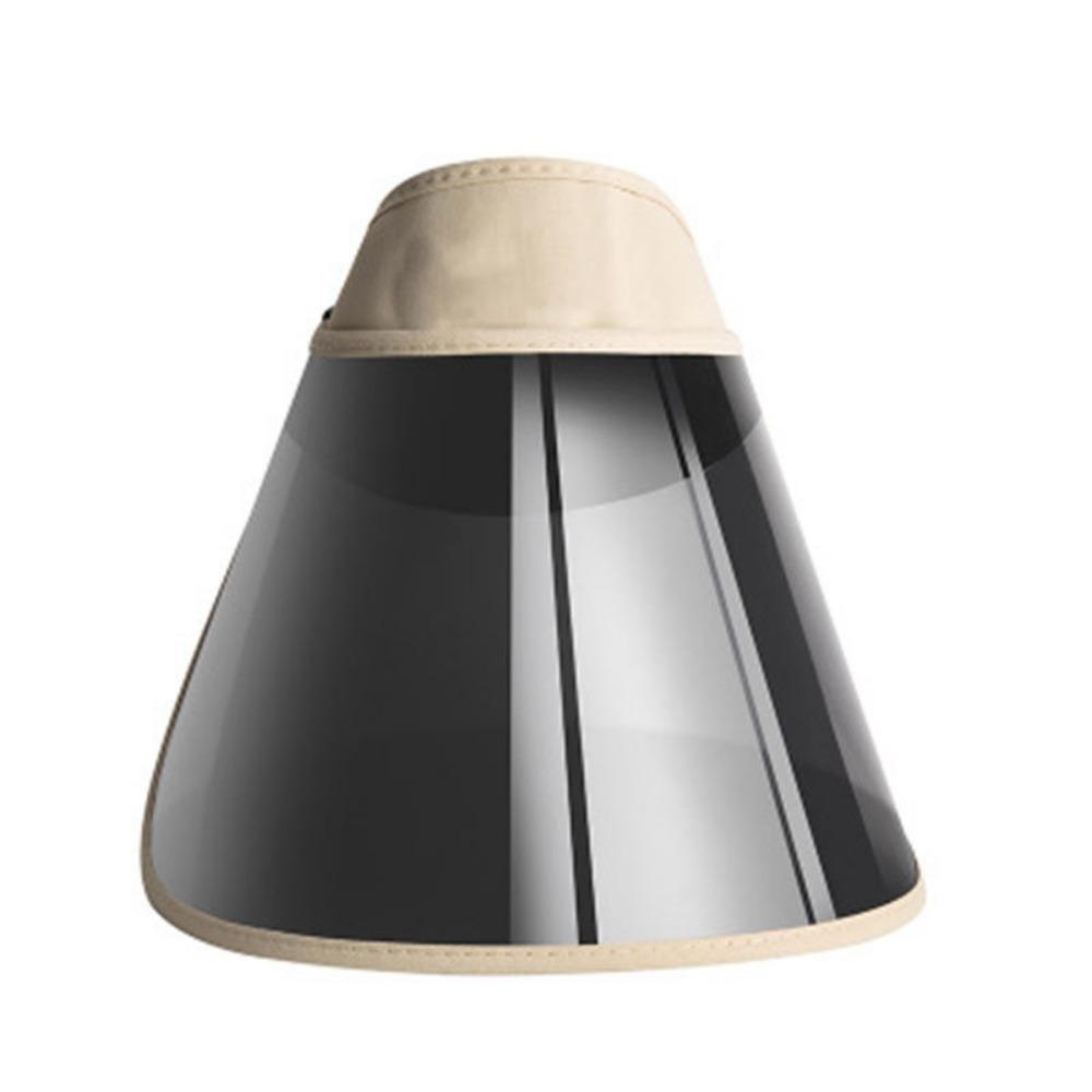 Portable Women Sun Hat Large Wide Brim Anti-UV Protection Empty Visor Cap Rollable Solar Protection Sunshade Cap Summer