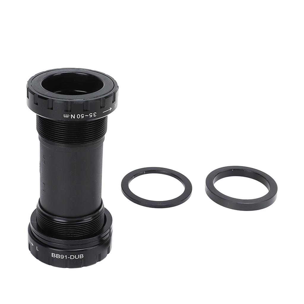 BB91DUB Bike Bottom Bracket Integral Sealed Bearing Aluminum Alloy Press Bottom Bracket for Cycling