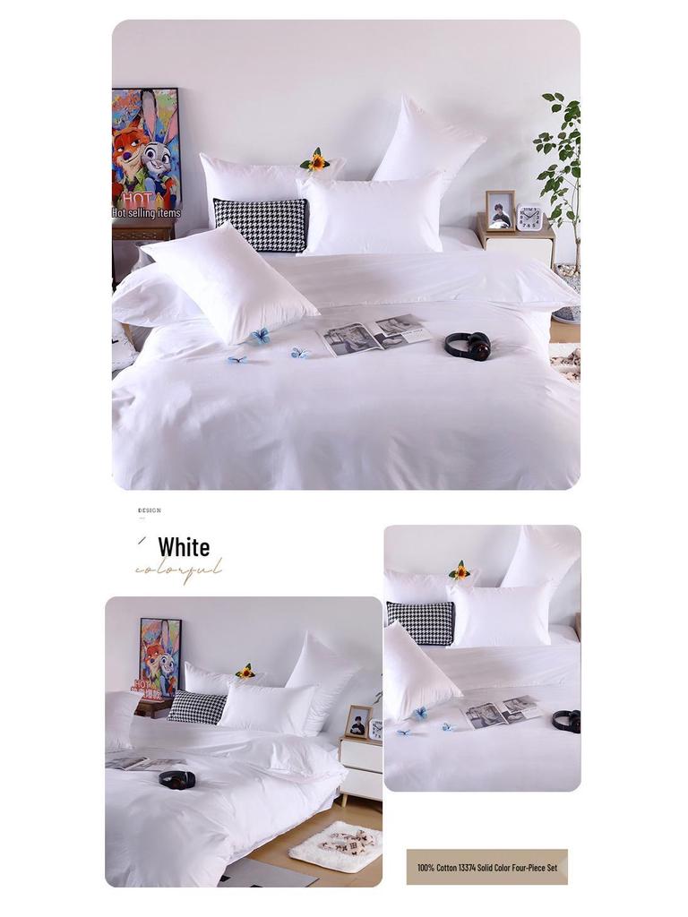 Pure Cotton All-Season Four-Piece Bedding Set
