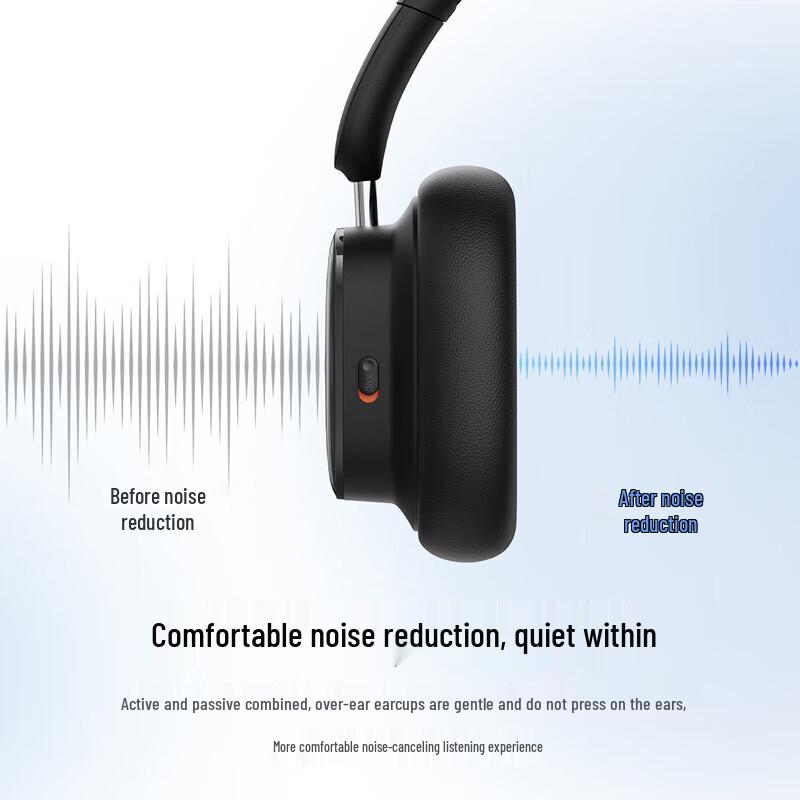 Baseus H1i Dual Hi-Res Active Noise Cancelling Over-Ear Bluetooth Headphones