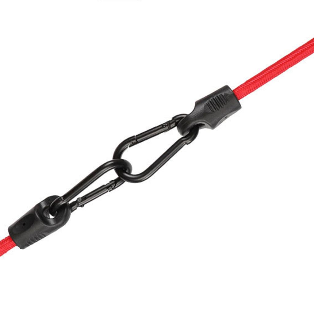 Napínací popruh s karabinou Bungee šňůra Gumový napínák Expandér Vázací popruh Popruh na zavazadla s karabinou