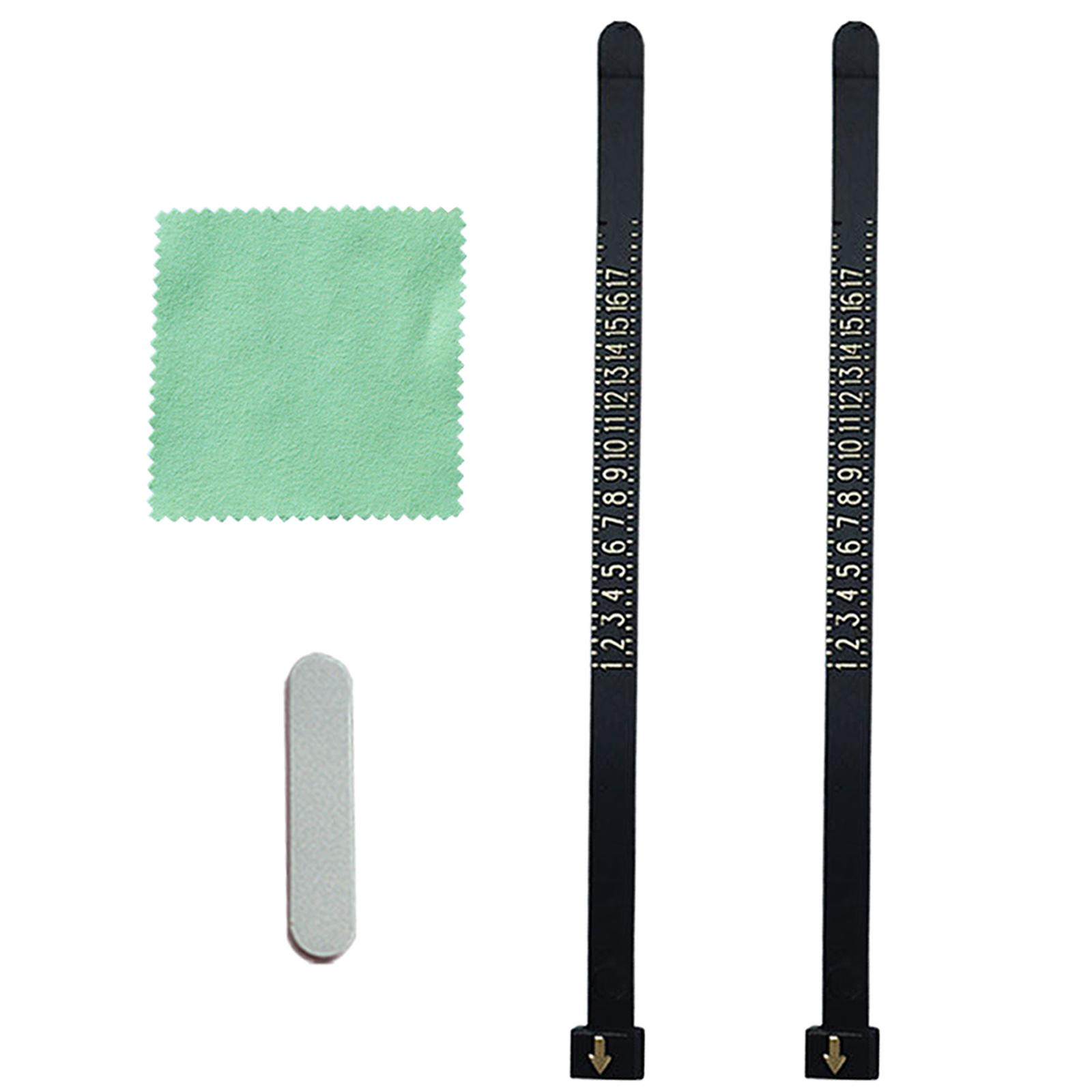 

Набор из 4 удобных калибровочных инструментов. Эффективный калибратор для измерения размеров колец на пальцах. Эффективный набор инструментов для измерения пальцев. T1