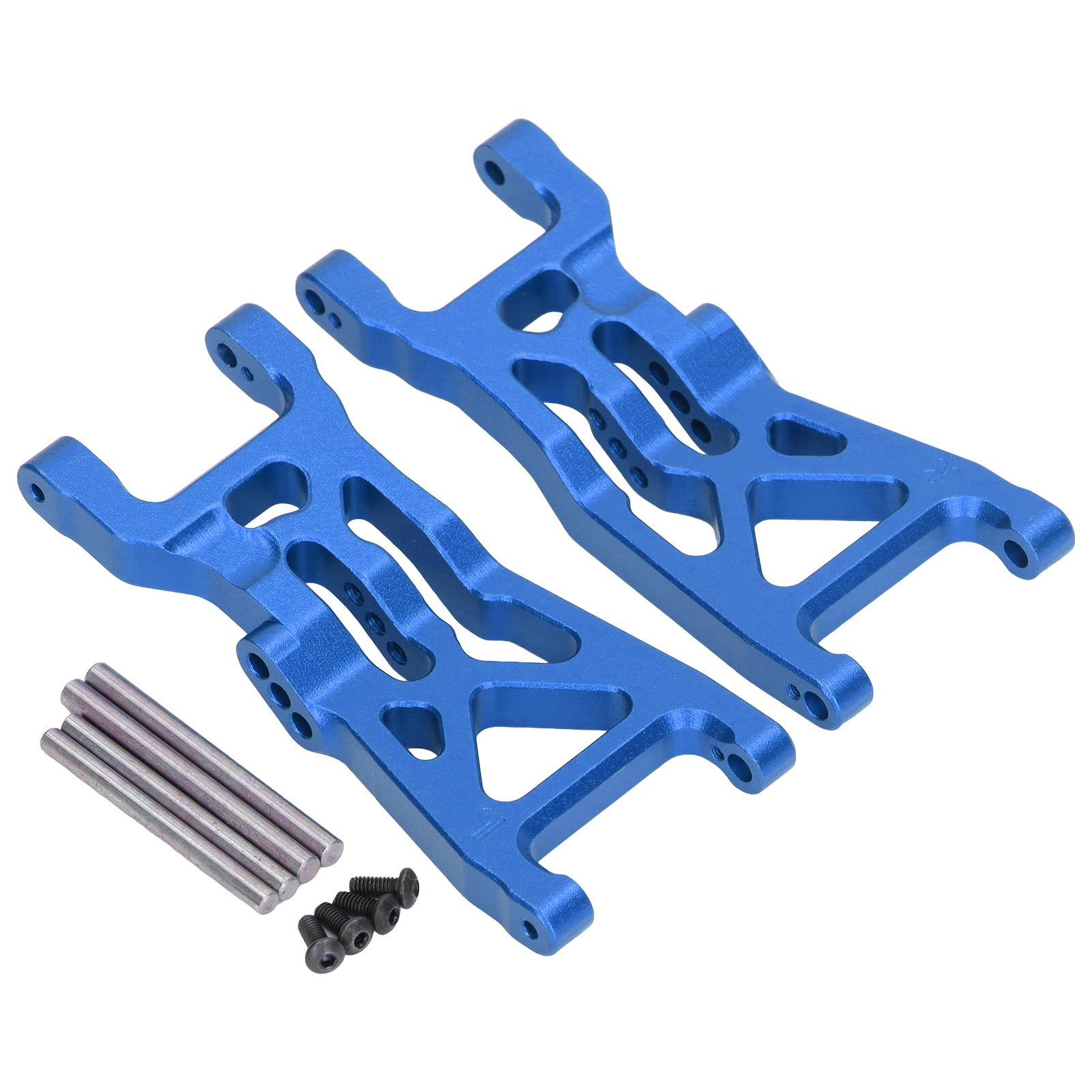 

2pcs RC Front Lower Suspension Arm Aluminum Alloy for LOSI 110 22S 2WD No Prep Drag Car Blue