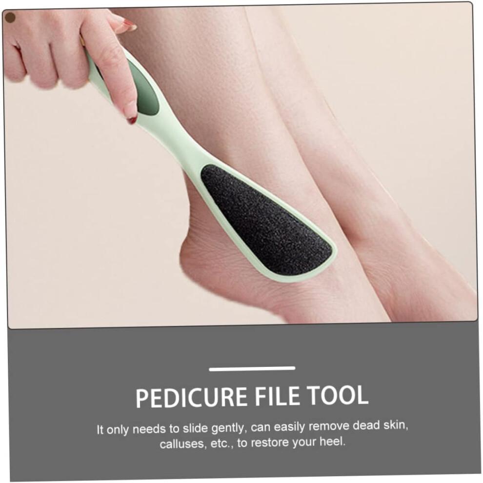 2pcs Foot Skin Device Handheld Foot File Callus Remover Pedicure Scrubber Double-sided Pedicure Tool Rasp Sole