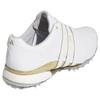 Golf Shoes Tour 360 24 Footwear Metallic Cm 2E [Adidas Golf] Men's White/Gold Metallic/Silver 27.0