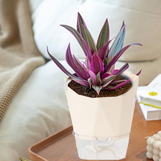 Breathable Holes Visible Water Level Flower Pot Lazy Automatic Water-Absorbing Flowerpot Garden Supplies