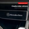 4/8Pcs For Mercedes Benz AMG GLC W205 W203 W204 W206 W220 W211 W201 3D Metal Car Interior Decoration Sticker Emblem Auto Styling