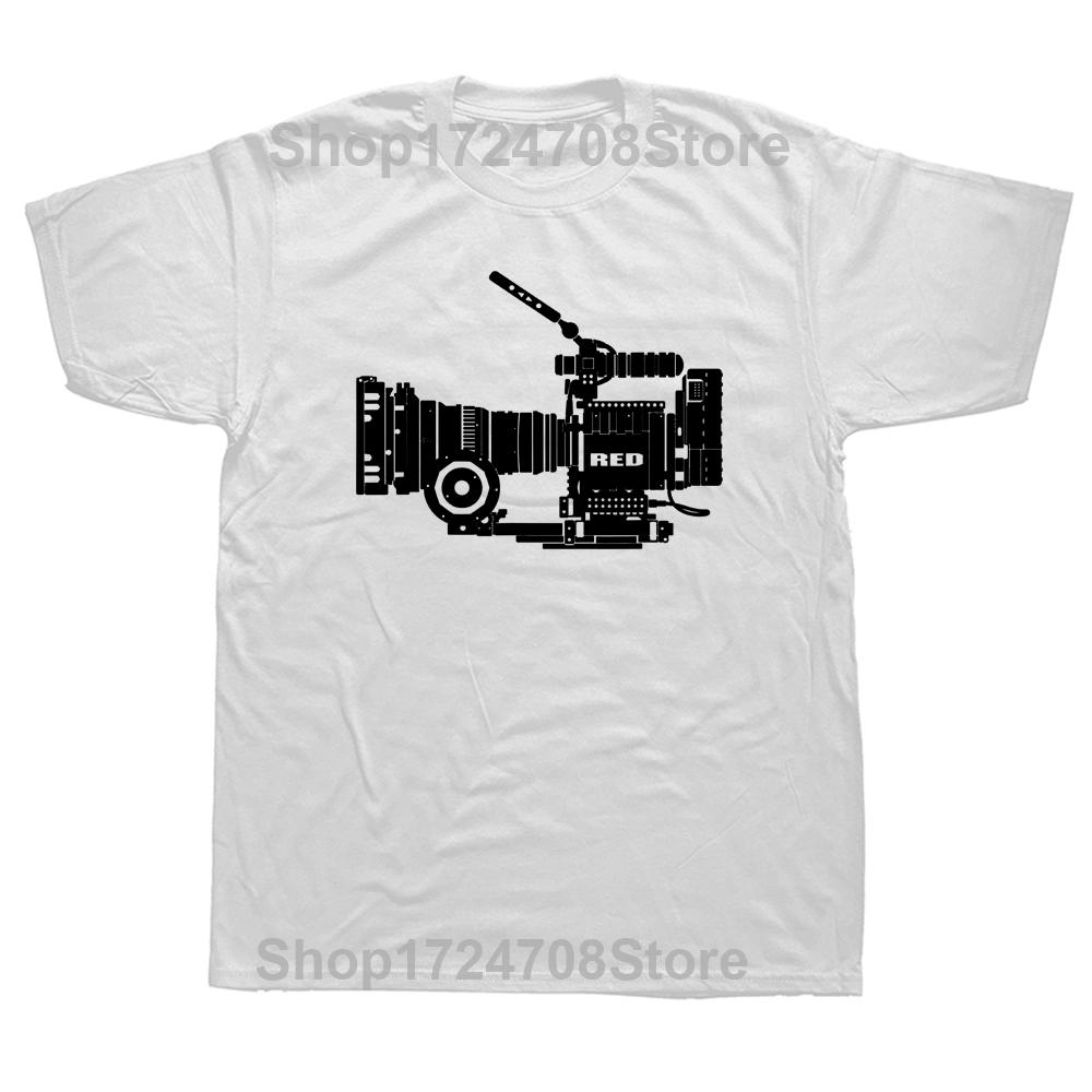 Funny Filmmaker Videographers T Shirts Graphic Cotton Streetwear Short Sleeve Photographer Grandpa Daddy Father Day's T-shirt