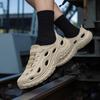 2025 New Summer Men's Super Light Sandals Waterproof Sneakers Slip On EVA Thick Sole Slides Fishing Driving Outdoor Flat Shoes