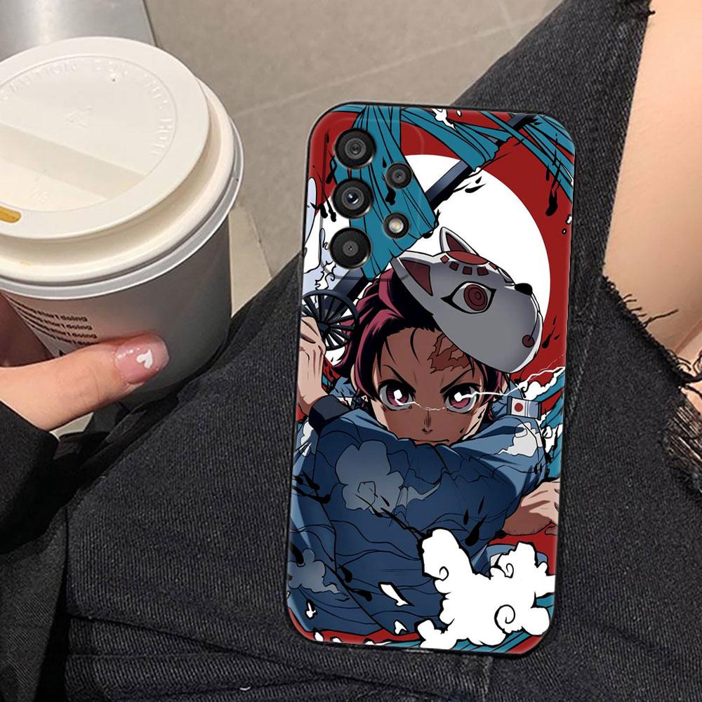Anime Demons Slayers Tanjiro Phone Case For Samsung A73 A72 A71 A57 A56 A55 A54 A53 A52 A51 A37 A36 A32 A23 A22 A16 A15 A14 Case