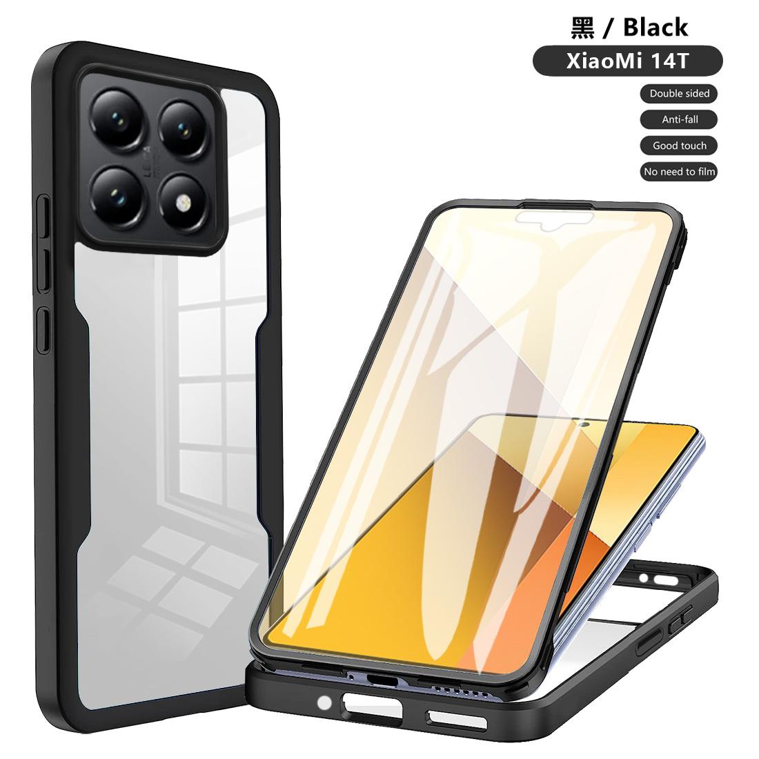 

360 Полный корпус телефона чехол для Xiaomi Mi 14T Pro mi14T Встроенный защитный чехол для экрана для Xiaomi 14 Ультра Жесткий Противоударный чехол Xiaomi Mi 14T Pro