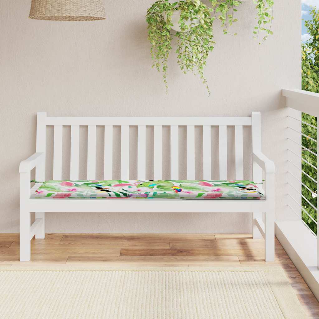 Garden Bench Cushion Multicolour 150x50x4 Cm Oxford Fabric