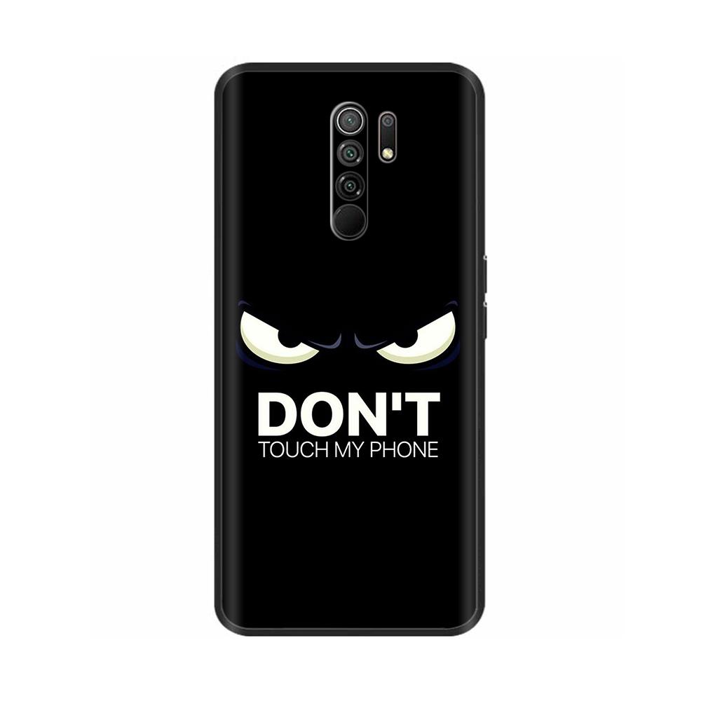 Silicon Case for Xiaomi Redmi 9 Redmi9 Case Back Cover Coque Funda Shell Soft Black TPU Cute Cartoon Phone Bag Bumper Protective
