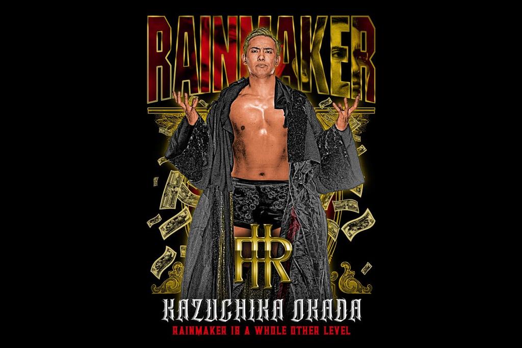 New Japan Kazuchika Okada RAINMAKER 2026 XL 7032104640 Pro-Wrestling T-Shirt