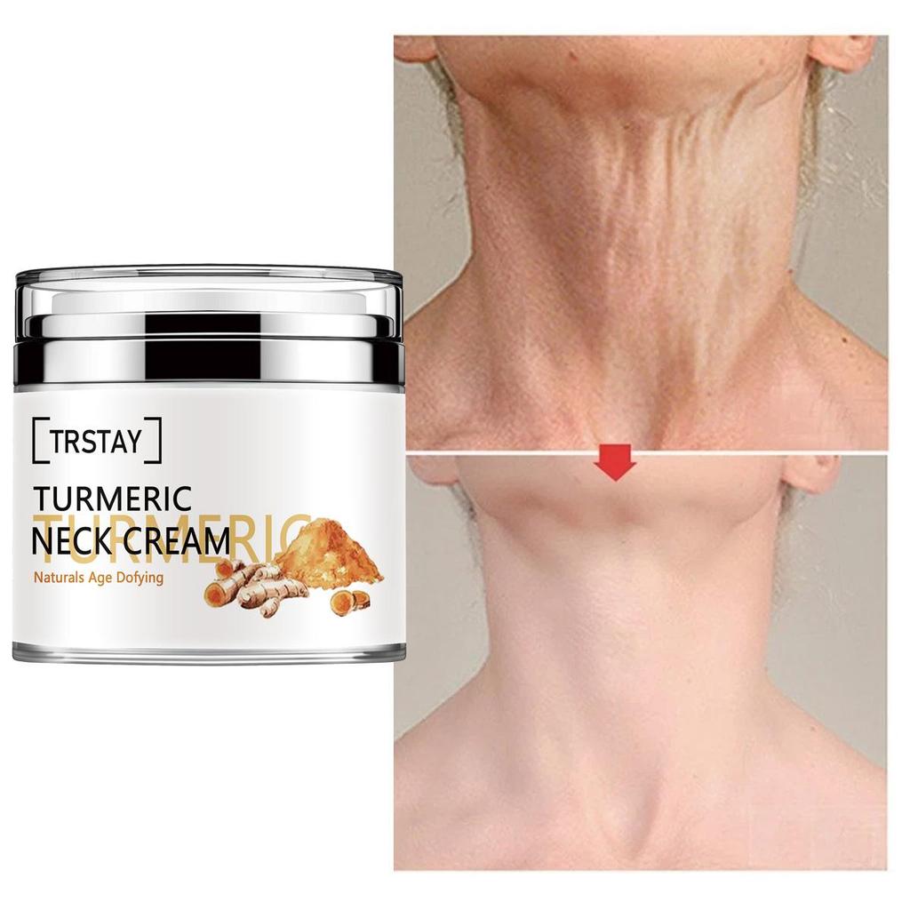 High-performance moisturizing neck cream repairs, soothes and hydrates and smooths the skin