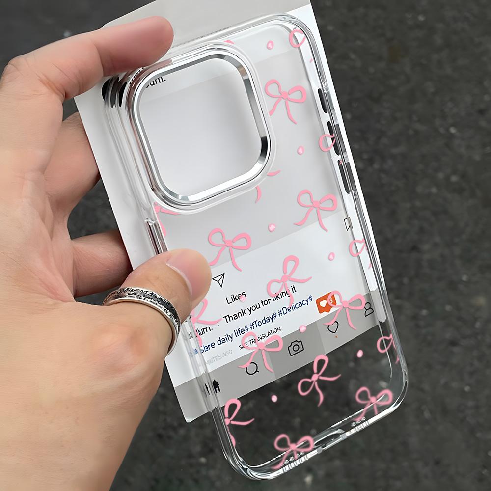 Transparent Phone Case for iPhone 11 12 13 iPhone 13 14 15 Pro 15 16 Pro Max Samsung A15 A16 A25 A26 A55 A56 S25 S24 S22 S23 Ultra S25 Edge