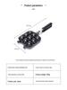 Octopus and Shrimp Non-Stick Egg Frying Griddle for Quail Eggs