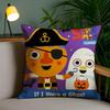 Cartoon Noodle & Pals Cushion Cover Soft Short Plush Double-Sided Printing Home Decor Machine Washable Pillow Case Gift