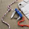 VICTORINOX Skipper Pro Blue Knife with Shackle and Marlin Spike with 12 Lanyard, Key, - Swiss-made Multi-tool Functions. [0.8503.2MW]