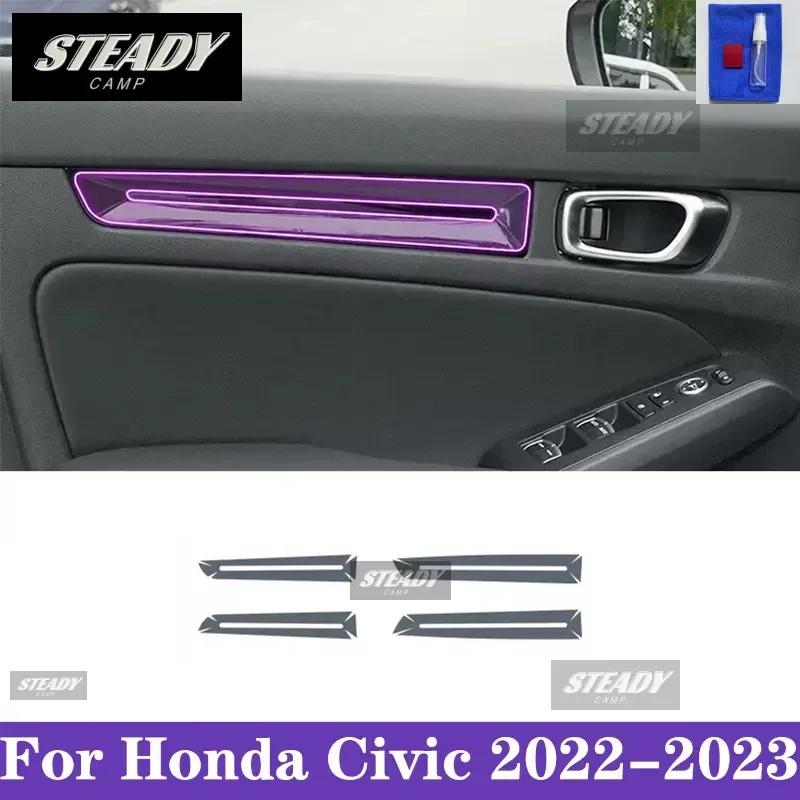 AAAKP1 For Honda Civic 2022-2023 Car Interior Center Console Transparent TPU Paint Protective Film Anti Scratch Sticker LCD Screen PPF