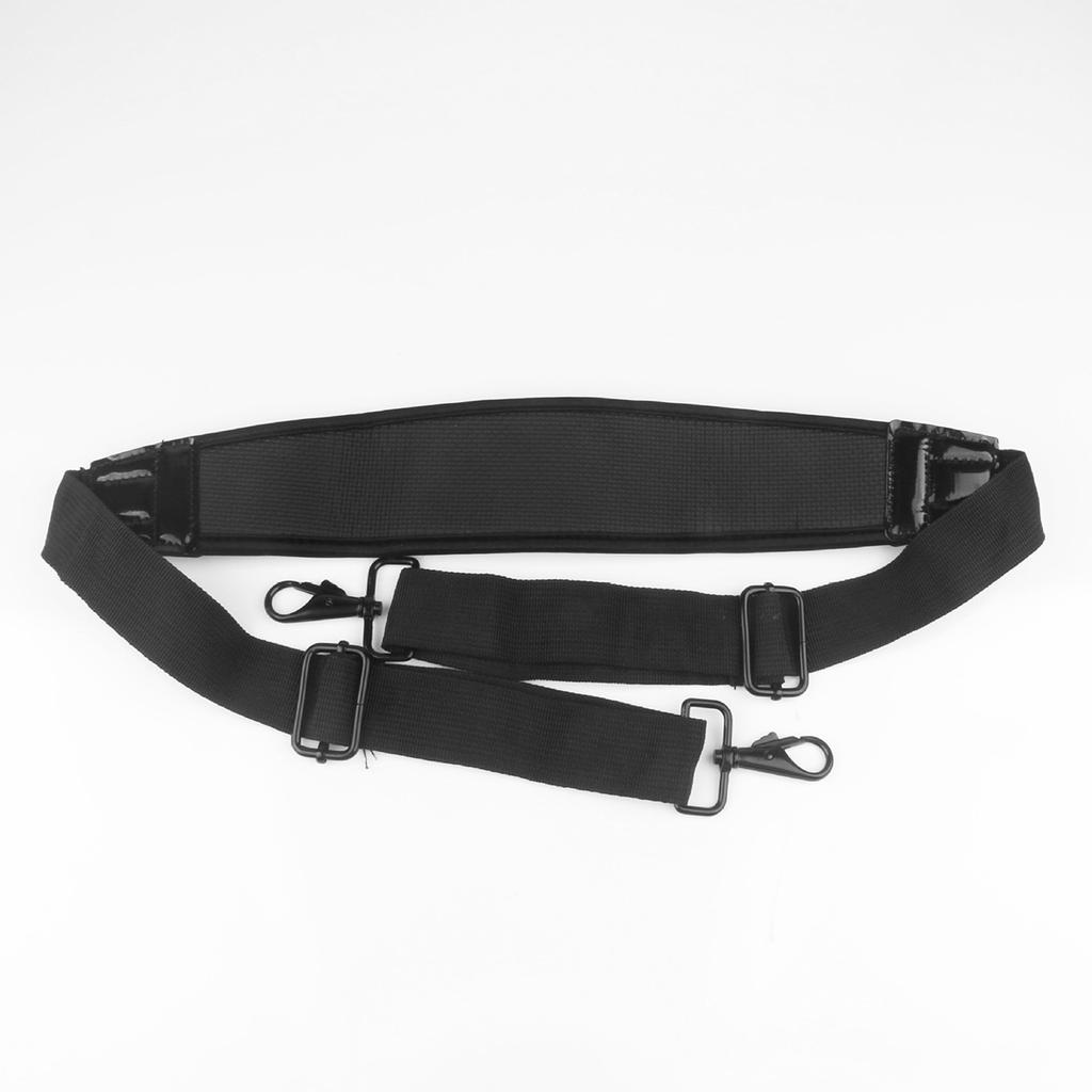 Black Adjustable Shoulder Bag Strap with Double Hooks for Canon Nikon Laptop Computer Camera Stabilizer Bag