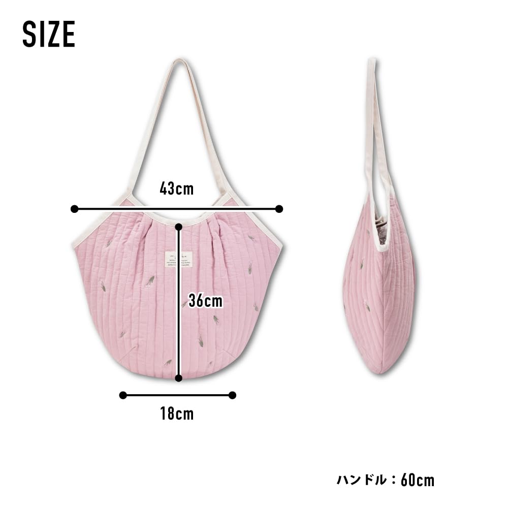 Scattered Embroidery Nubi Balloon Tote