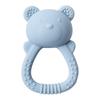 Silicone Teether For Babies Food-Grade Teething Toy Rattle 0-12 Months Baby Sensory Toy Bear Hand Bell Silicone Teething Toy