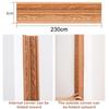 3D Foam Wall Edge Strip Stickers 230CM Self-Adhesive Waterproof Baseboard Corner Waist Line Sticker Home Decoration