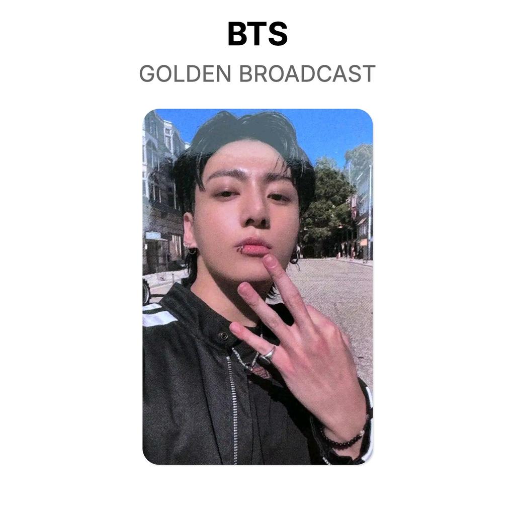 BTS JUNGKOOK GOLDEN BROADCAST Official Photocard