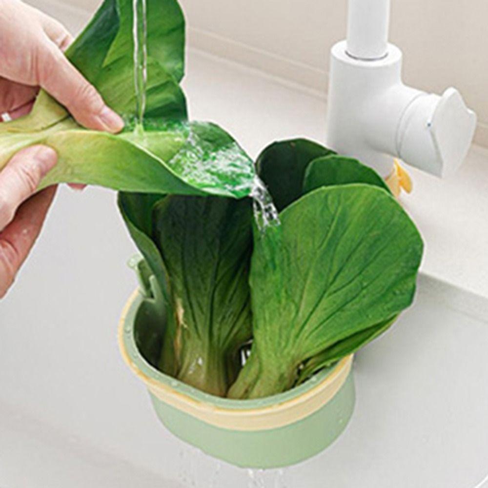2Pcs Detachable Sink Hanging Strainer Basket Creative Food Residue Separator  Kitchen Accessories