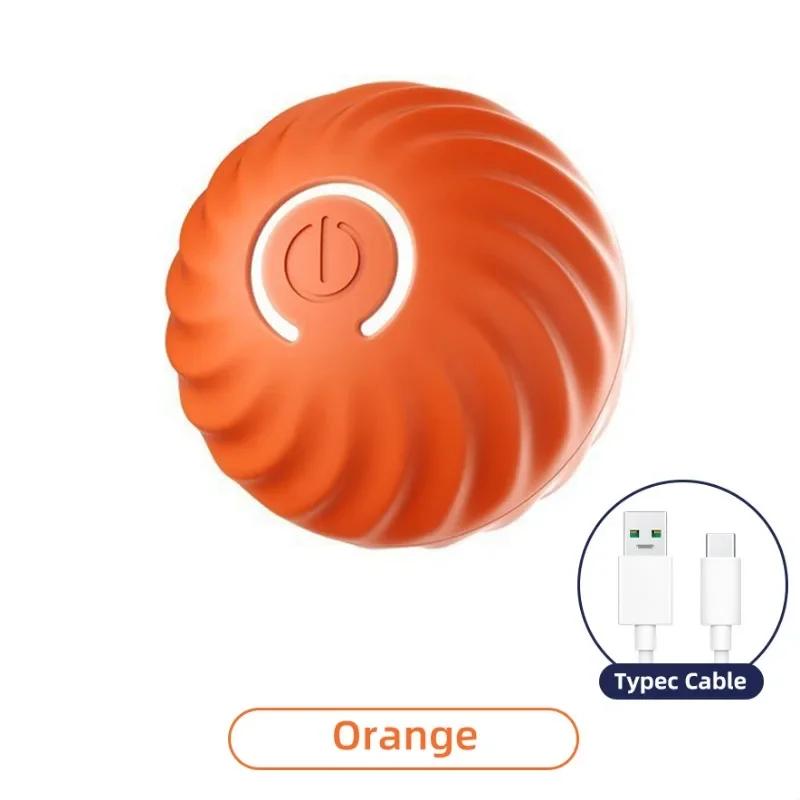 Pet Toy Ball Electronic Interactive Smart Moving Gravity Jumping Interactive Pet Products Rechargeable Electronic Toy Ball Dog