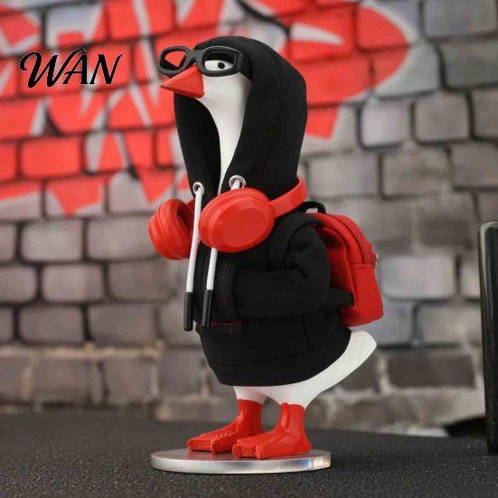 Decorative Accessory Gift for Goose Lovers Mini Clothing Accessories Set 7 Inch Desktop Goose, Includes Hooded Cute Costume Collection Sweatshirt