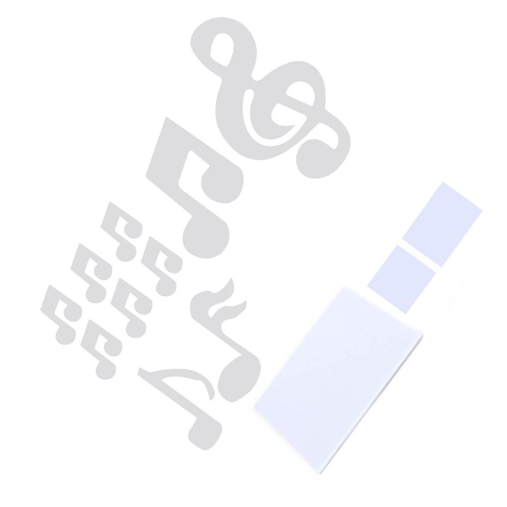 Music Note Wall Sticker DIY Innovative Embossed Decals Home Bedroom Background DecorationSilver