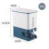 Pressure-type quantitative rice bucket, sealed moisture-proof and insect-proof miscellaneous grain tank, household rice storage