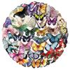 50PCS Transparent Elegant Butterfly Sticker Pack - Waterproof Clear PET for Scrapbook, Guitar Decor RecordingYourLife Store