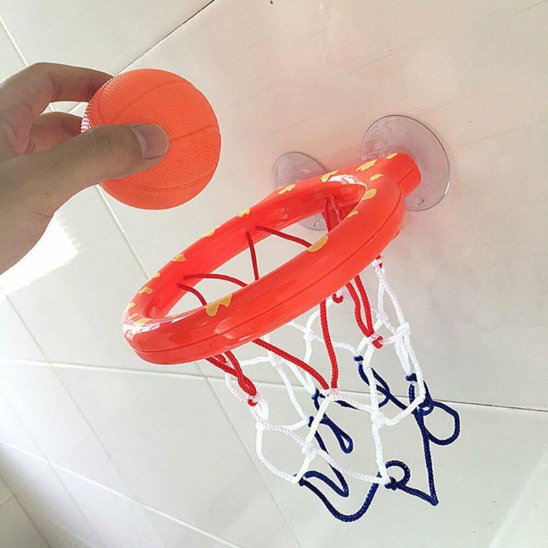Multifunctional Kids Bath Toys Basketball Hoop And Ball Water Play Set For Fun
