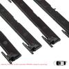 ESR576-1 4 Pieces Roof Luggage Rack Carrier Mounting Port Bag Rail Lid Cover 95 Mm*12 Mm for Mercedes C Class W205 S205 C205 2013-2023 2057504100
