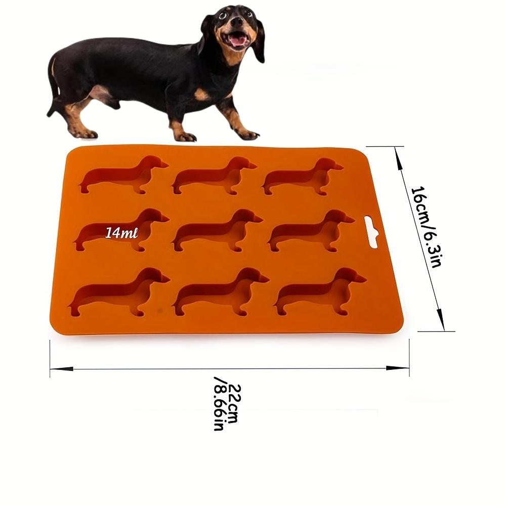 

Форма для льда в форме 3D собаки, форма для шоколадного торта, идеально подходит для пивных кубиков льда, вечеринок, помадки, выпечки, виски, льдогенератора, украшения