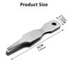 Multifunctional Fishing Line Tweezers Cutter Pliers Lure Ring Loop Opener Hook Eye Cleaner Fishing Line Pliers Fishing Tackle.