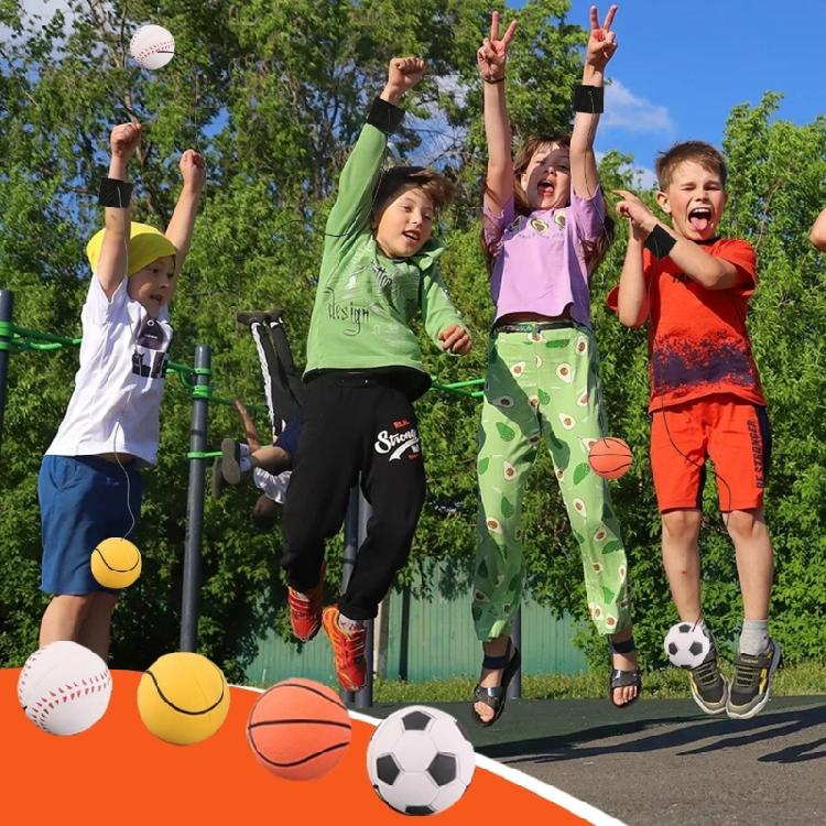 4Pcs Wrist Training Wristband Ball Wrist Return Ball Sports Ball Wrist Band Ball