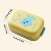 Multi-layer Waterproof Dopamine Soap Box Plastic With Sponge Sealed Soap Rack with Locking Buckle Sealing Soap Dish Travel