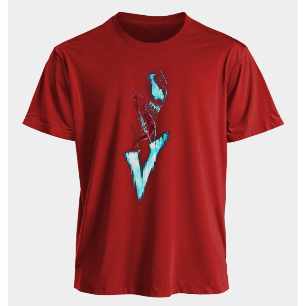Men's and Women's T-shirts Venom Summer American Spring and Autumn Casual Sports Harajuku Fashion Printed Short Sleeves