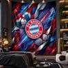 Duvara Asılan Duvar Halısı Bayern Münih Baskılı Kumaş Salon Yatak Odası Ev Dekorasyonu İçin